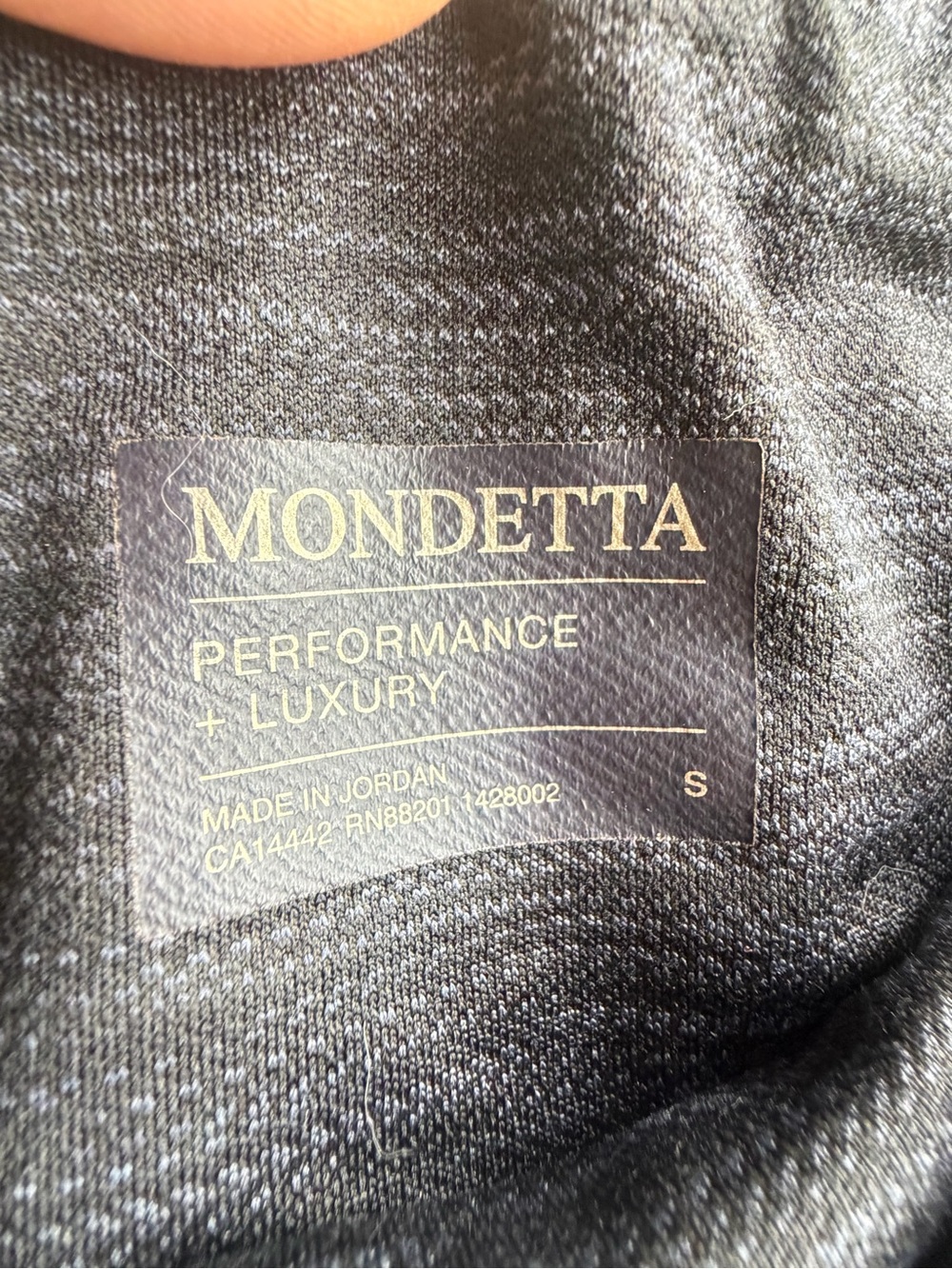 Mondetta Charcoal Heather High-Rise Leggings Size Small - Picture 5 of 9